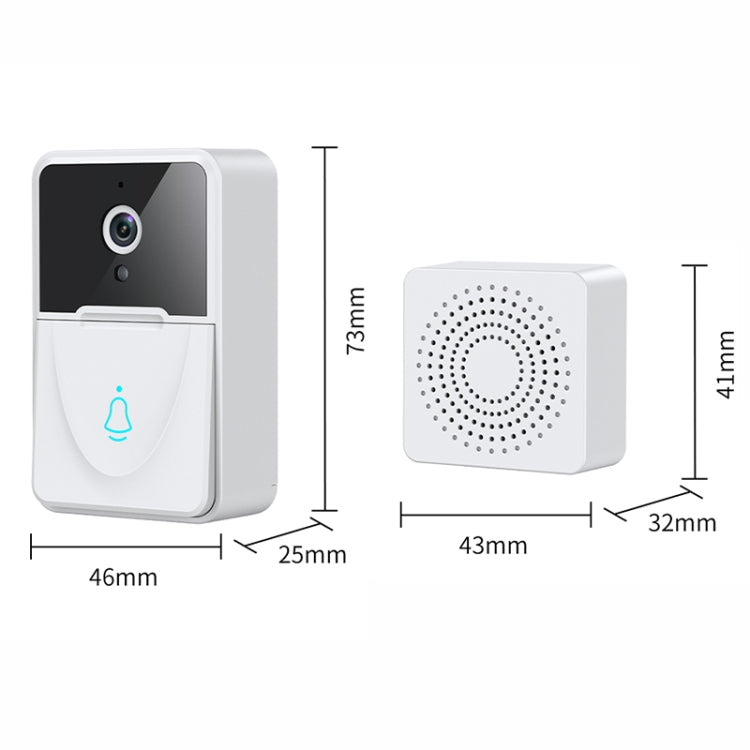 DoorBell X3 VGA WiFi Smart Video Doorbell with Chime, Support Night Vision, DoorBell X3 DoorBell X3 VGA WiFi Smart Video Doorbell with Chime, Support Night Vision, DoorBell X3